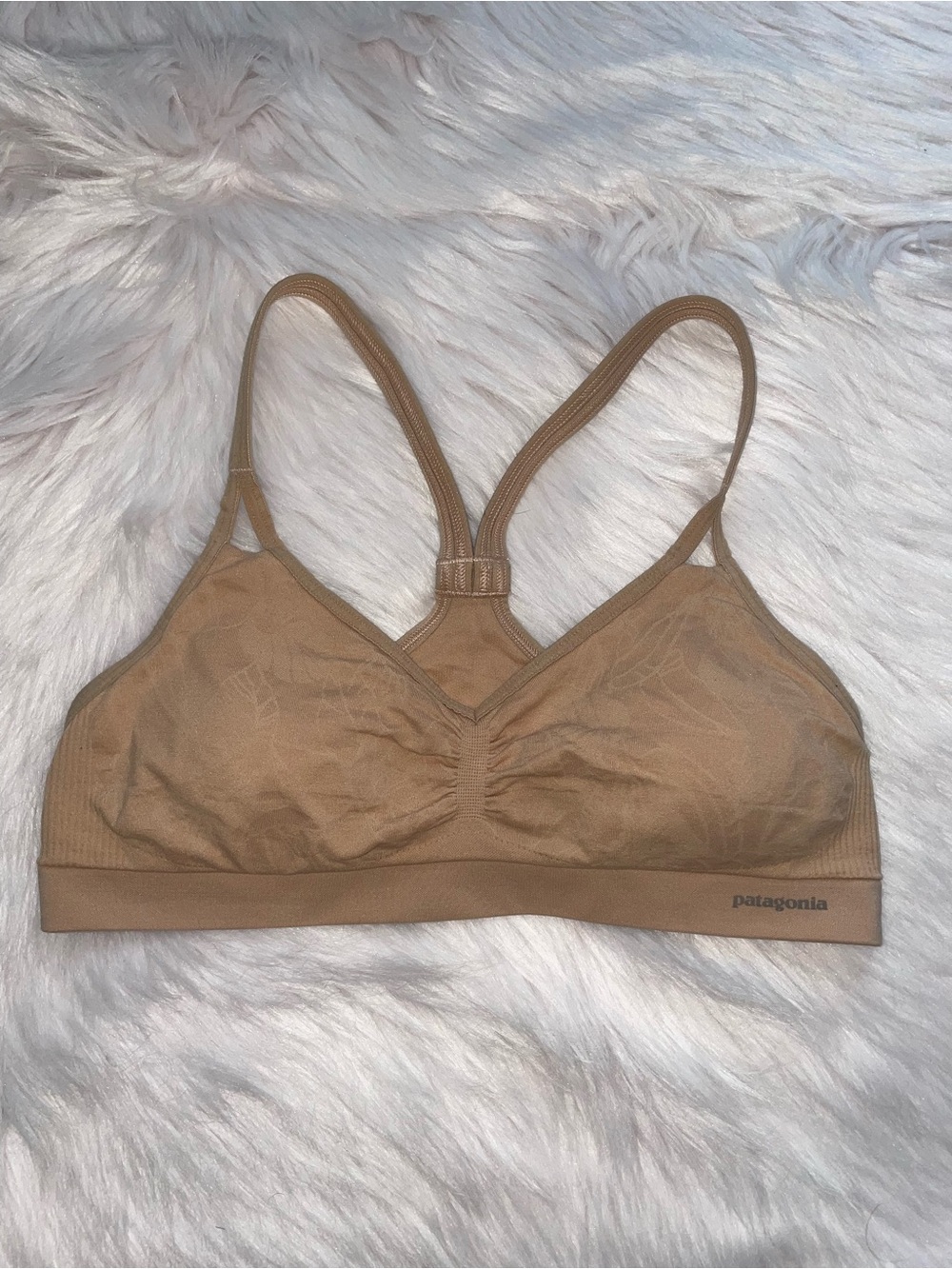 Patagonia barely bra nude floral racerback women’s M medium padded bralette